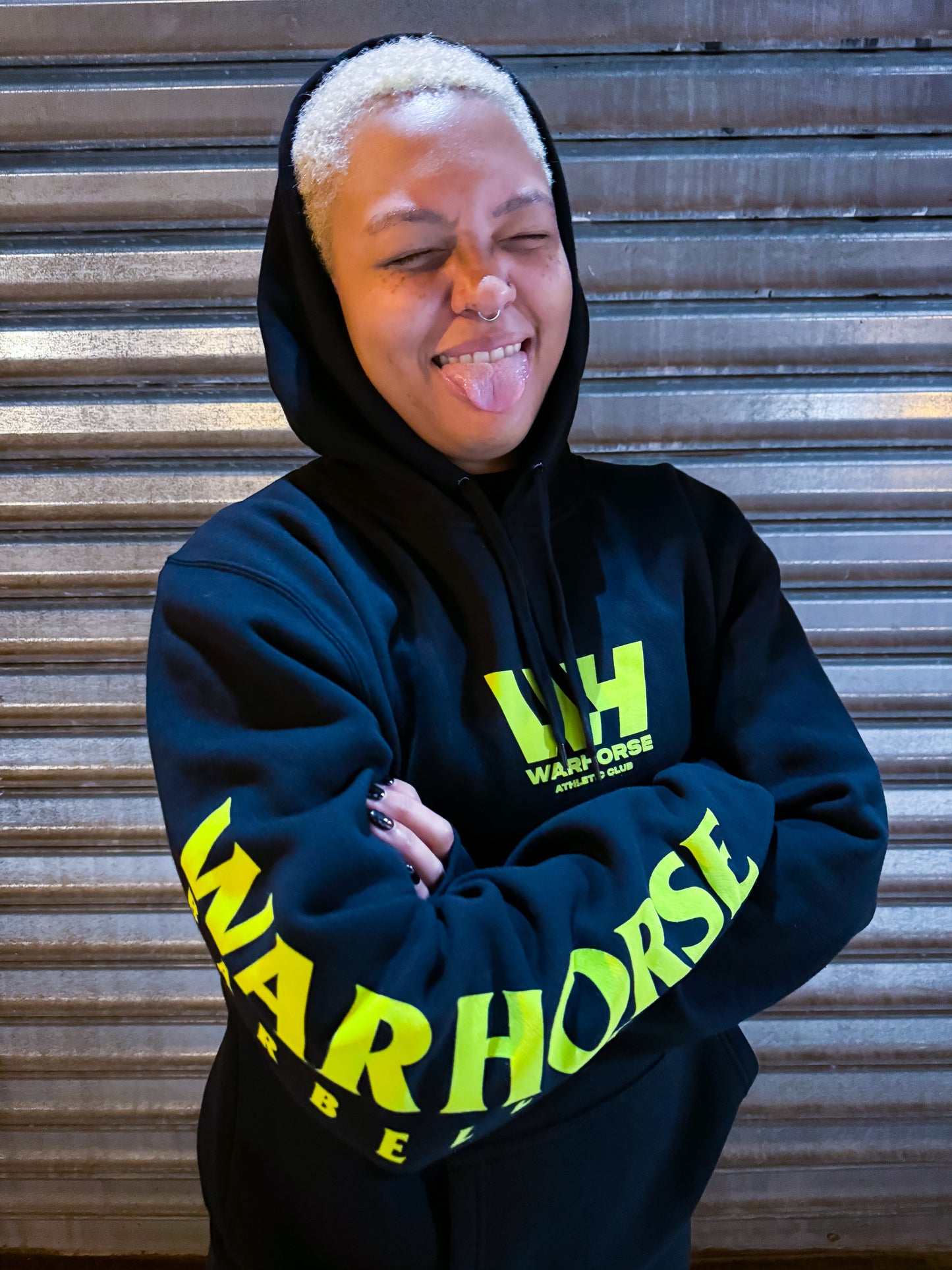 Physical Culture Hoodie Neon / Black