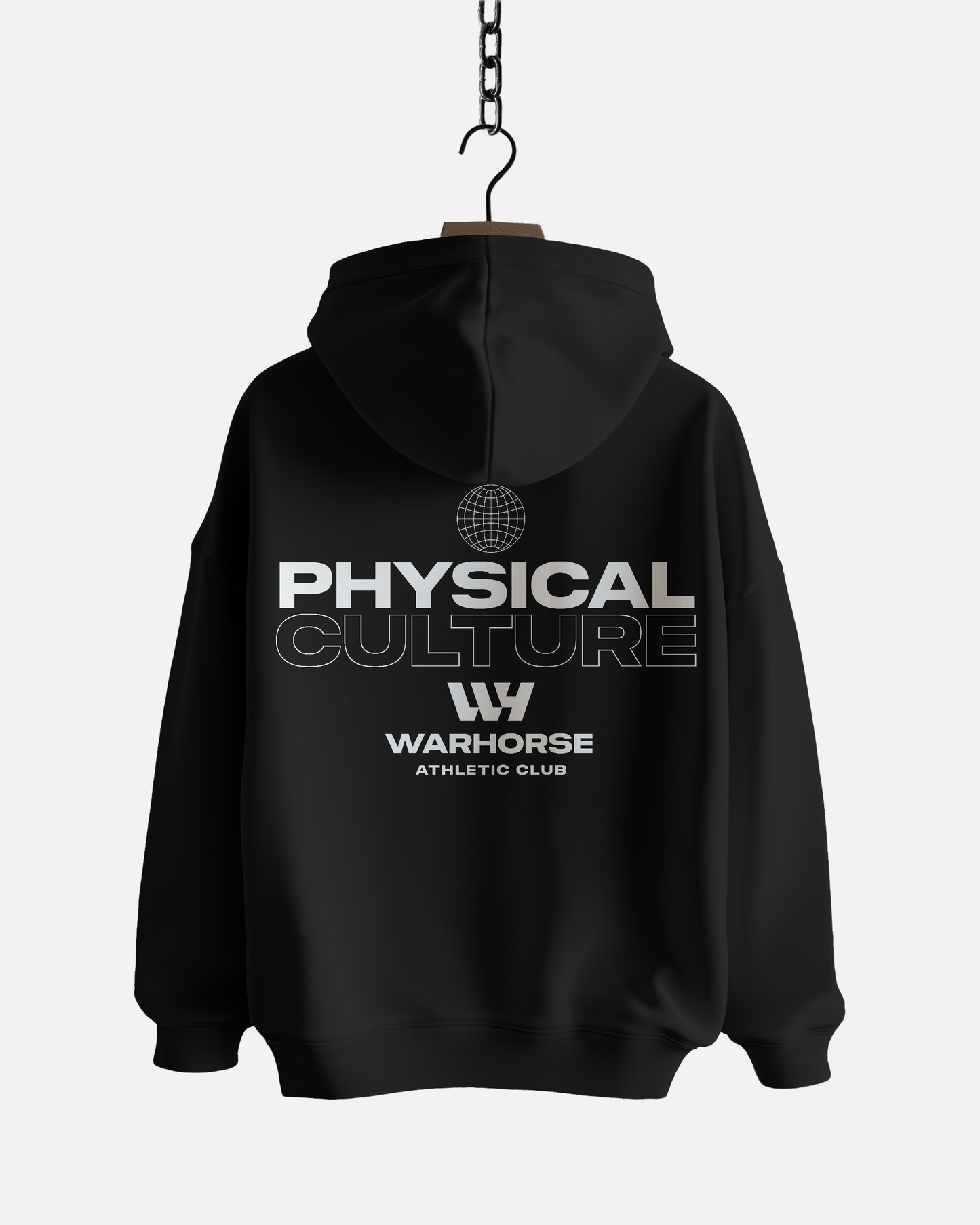 WHBC Fall 2025 Athletic Club Hood Black & White